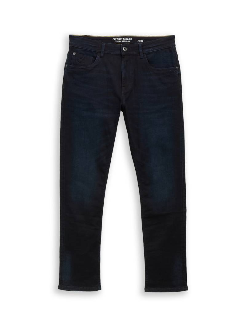TOM TAILOR Herren TTJOSH REGULAR SLIM Jeans, blau, Uni, Gr. 29/32 von Tom Tailor
