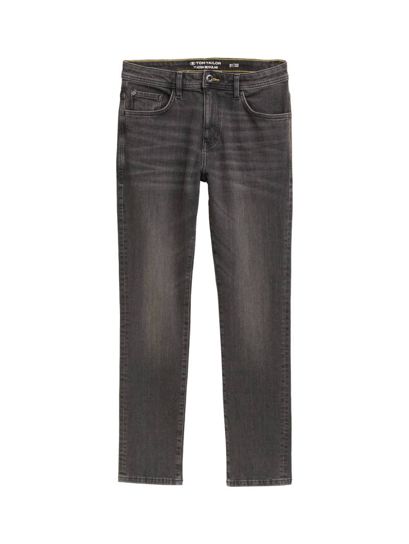 TOM TAILOR Herren TTJOSH REGULAR SLIM Jeans, grau, Uni, Gr. 36/32 von Tom Tailor
