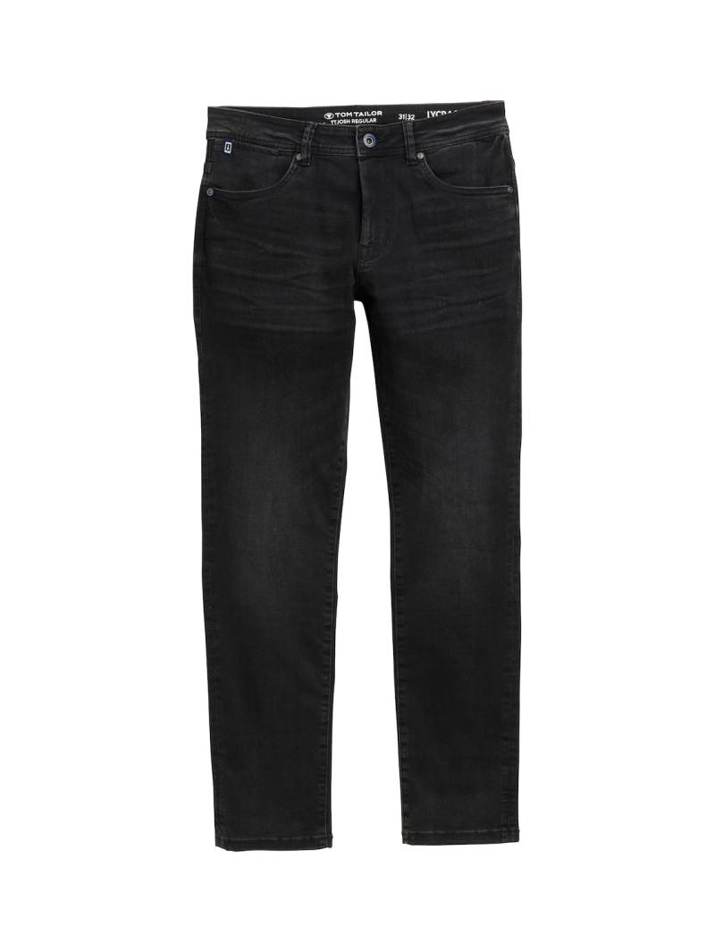 TOM TAILOR Herren TTJOSH REGULAR SLIM Jeans FREEF!T®, grau, Uni, Gr. 30/34 von Tom Tailor