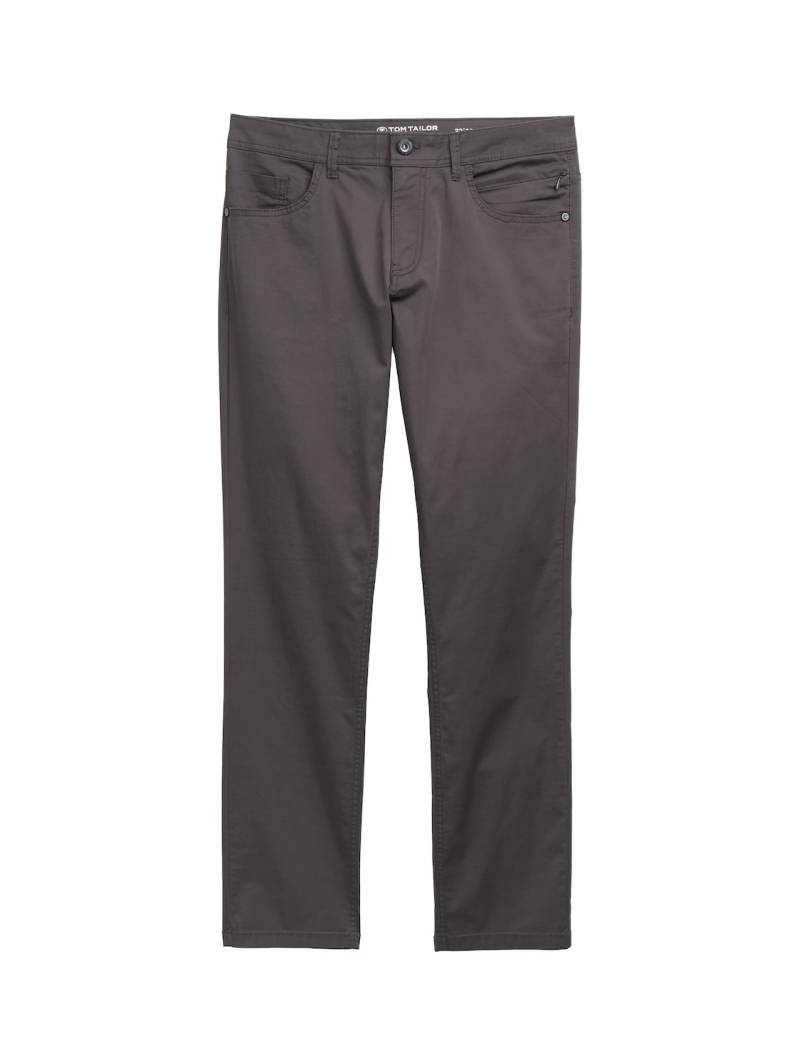 TOM TAILOR Herren TTJOSH Regular Slim Ultralight Hose, schwarz, Uni, Gr. 33/32 von Tom Tailor