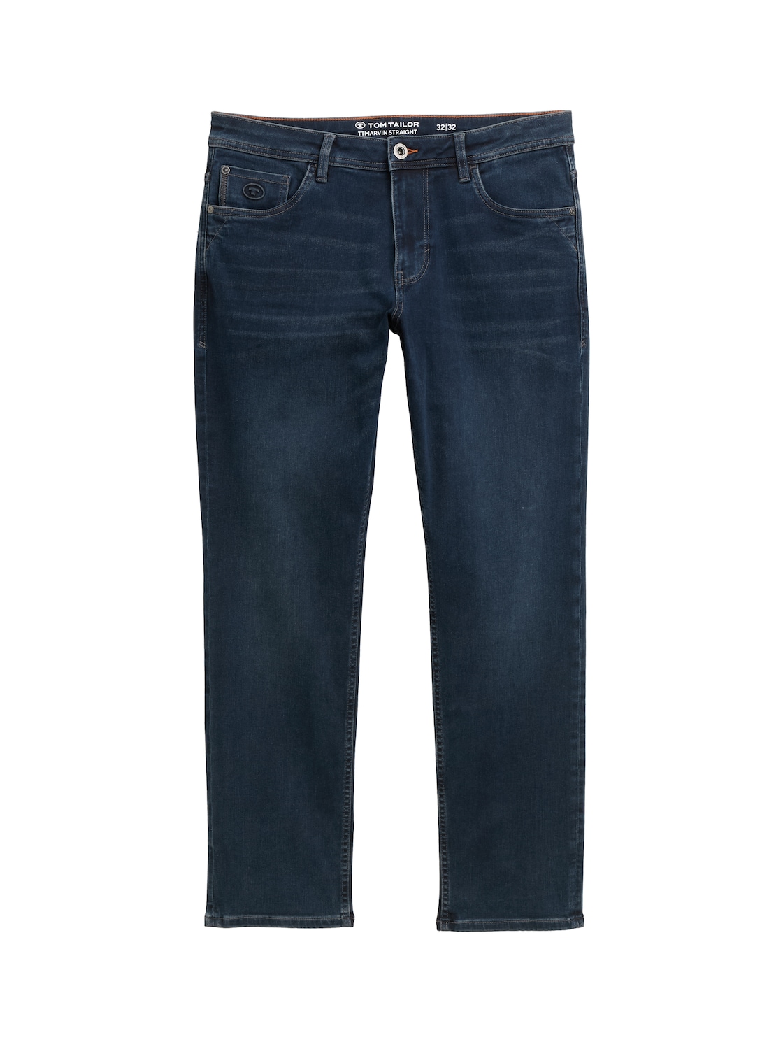 TOM TAILOR Herren TTMARVIN STRAIGHT Jeans mit Superstretch, blau, Uni, Gr. 30/34 von Tom Tailor