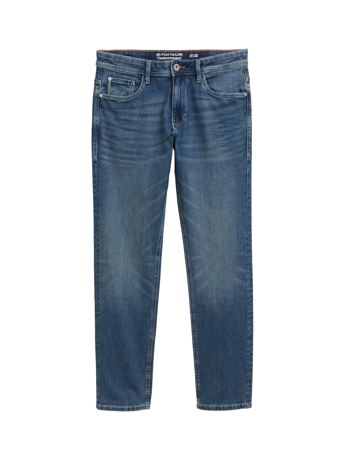 TOM TAILOR Herren TTMARVIN STRAIGHT Jeans mit Stretch, blau, Uni, Gr. 32/32 TOM TAILOR Herren TTMARVIN STRAIGHT Jeans mit Stretch, blau, Uni, Gr. 32/32 von Tom Tailor
