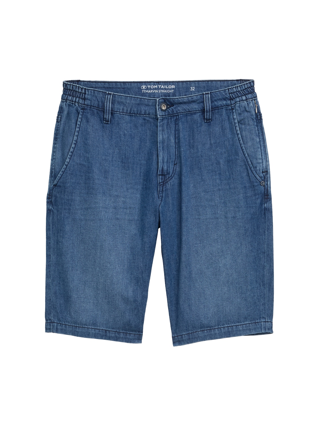 TOM TAILOR Herren TTMARVIN STRAIGHT ULTRALIGHT Jeans Shorts, blau, Uni, Gr. 40 TOM TAILOR Herren TTMARVIN STRAIGHT ULTRALIGHT Jeans Shorts, blau, Uni, Gr. 40 von Tom Tailor