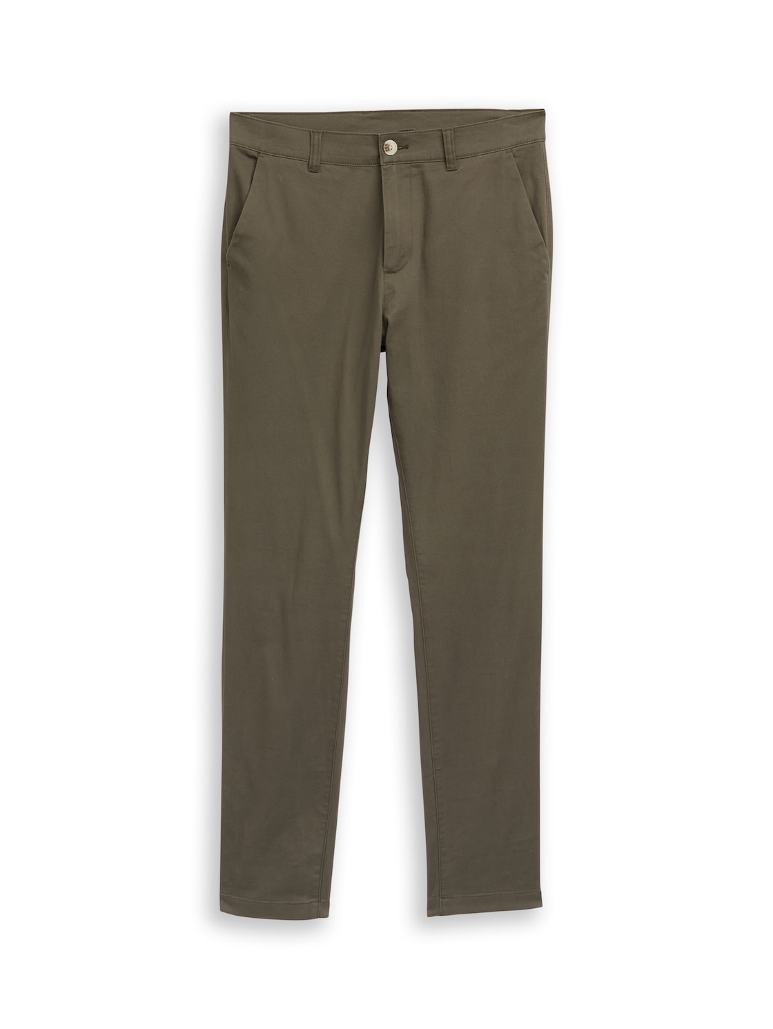 TOM TAILOR Herren TTTRAVIS SLIM Chino Hose, grün, Uni, Gr. 36/36 von Tom Tailor