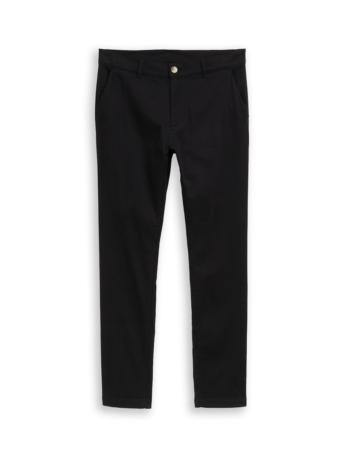 TOM TAILOR Herren TTTRAVIS SLIM Chino Hose, schwarz, Uni, Gr. 32/36 von Tom Tailor