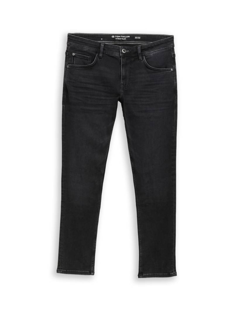 TOM TAILOR Herren TTTROY SLIM Jeans mit Stretch, bunt, Uni, Gr. 30/34 von Tom Tailor