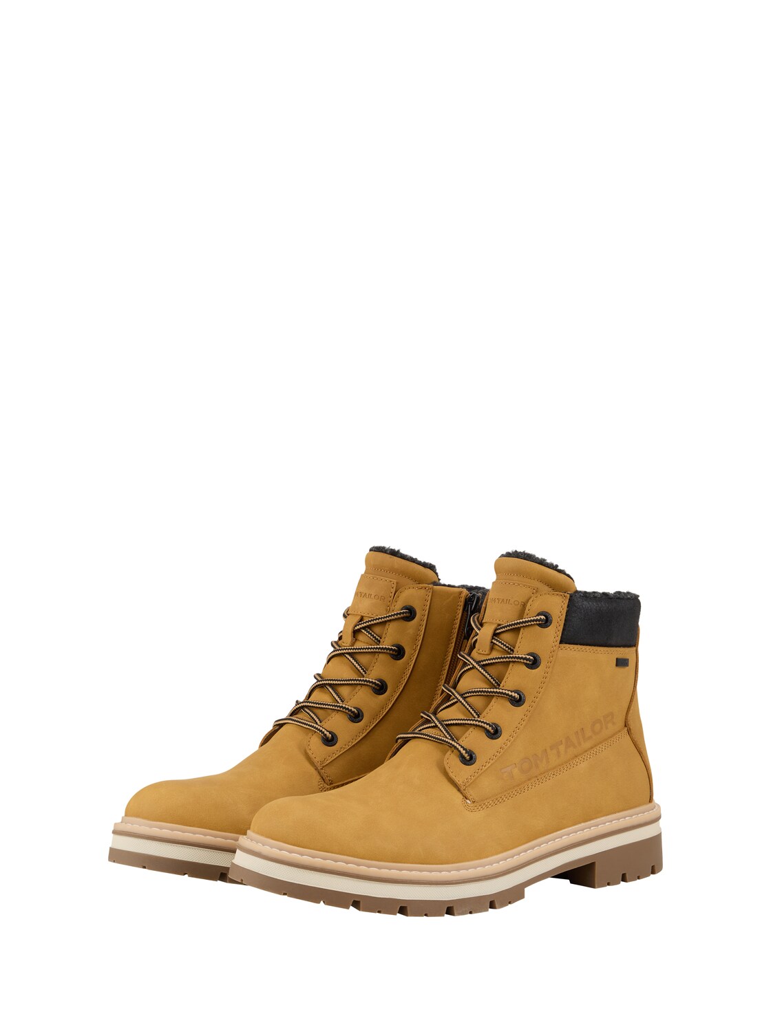 TOM TAILOR Herren Wasserdichte Boots mit Fütterung, beige, Uni, Gr. 41 von Tom Tailor