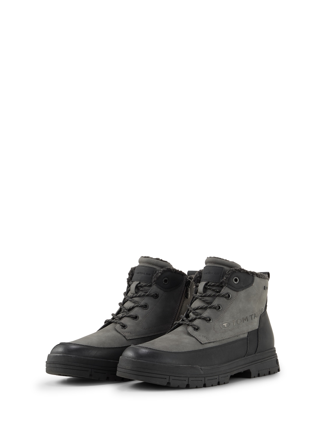 TOM TAILOR Herren Wasserdichte Boots mit Fütterung, grau, Uni, Gr. 41 von Tom Tailor