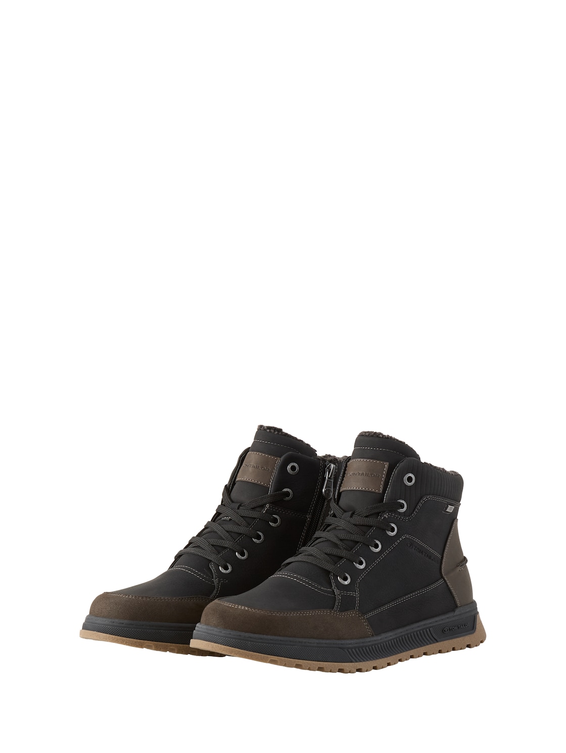 TOM TAILOR Herren Wasserdichte Stiefeletten mit Fütterung, schwarz, Uni, Gr. 40 von Tom Tailor