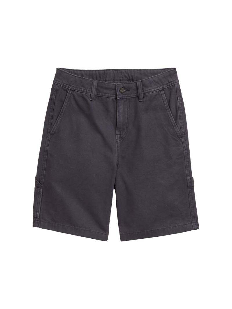 TOM TAILOR Jungen Baggy Fit Shorts, grau, Uni, Gr. 176 von Tom Tailor