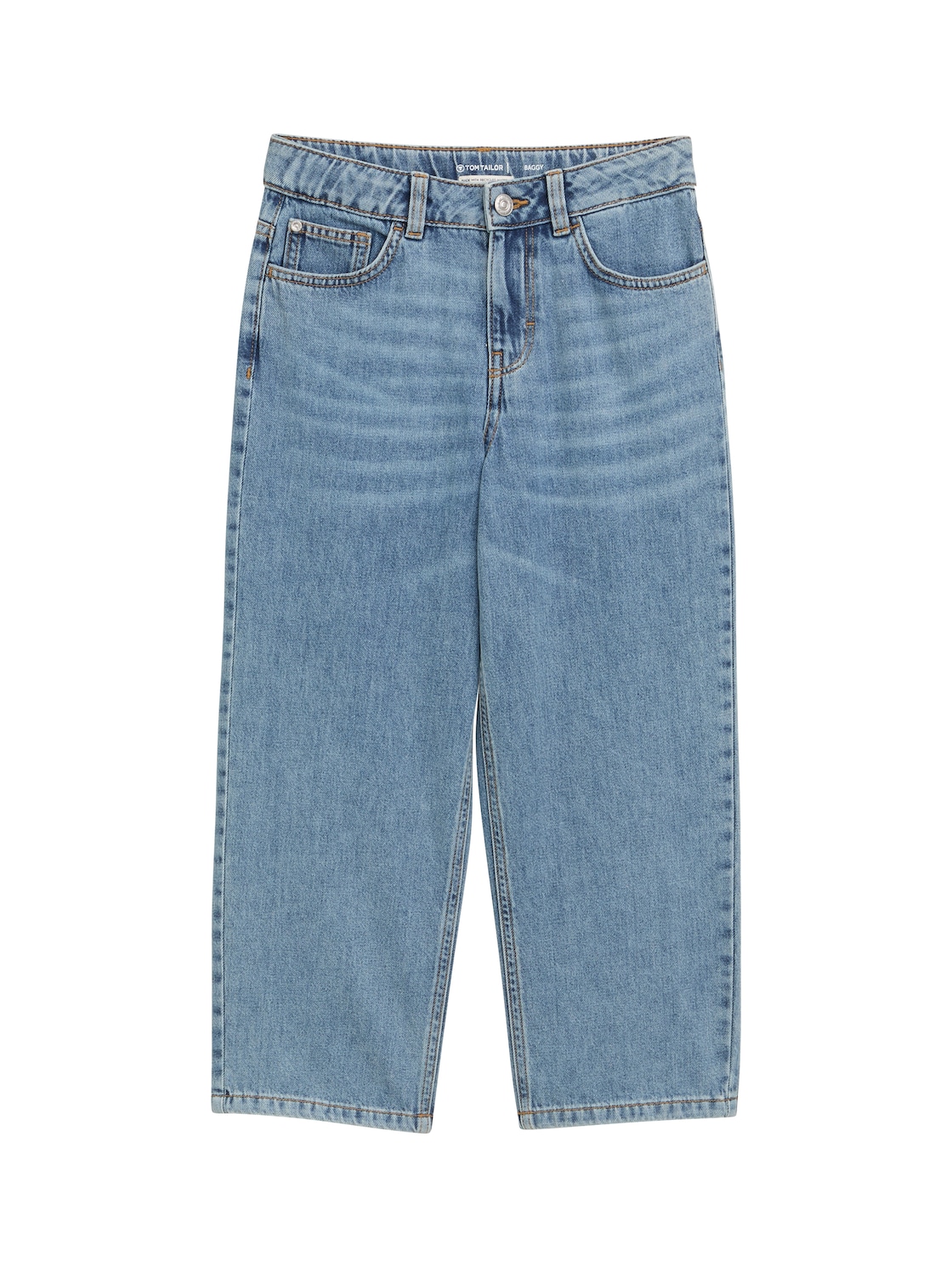 TOM TAILOR Jungen Baggy Jeans, blau, Uni, Gr. 164 von Tom Tailor