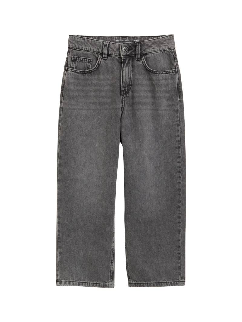 TOM TAILOR Jungen Baggy Jeans, grau, Uni, Gr. 128 von Tom Tailor