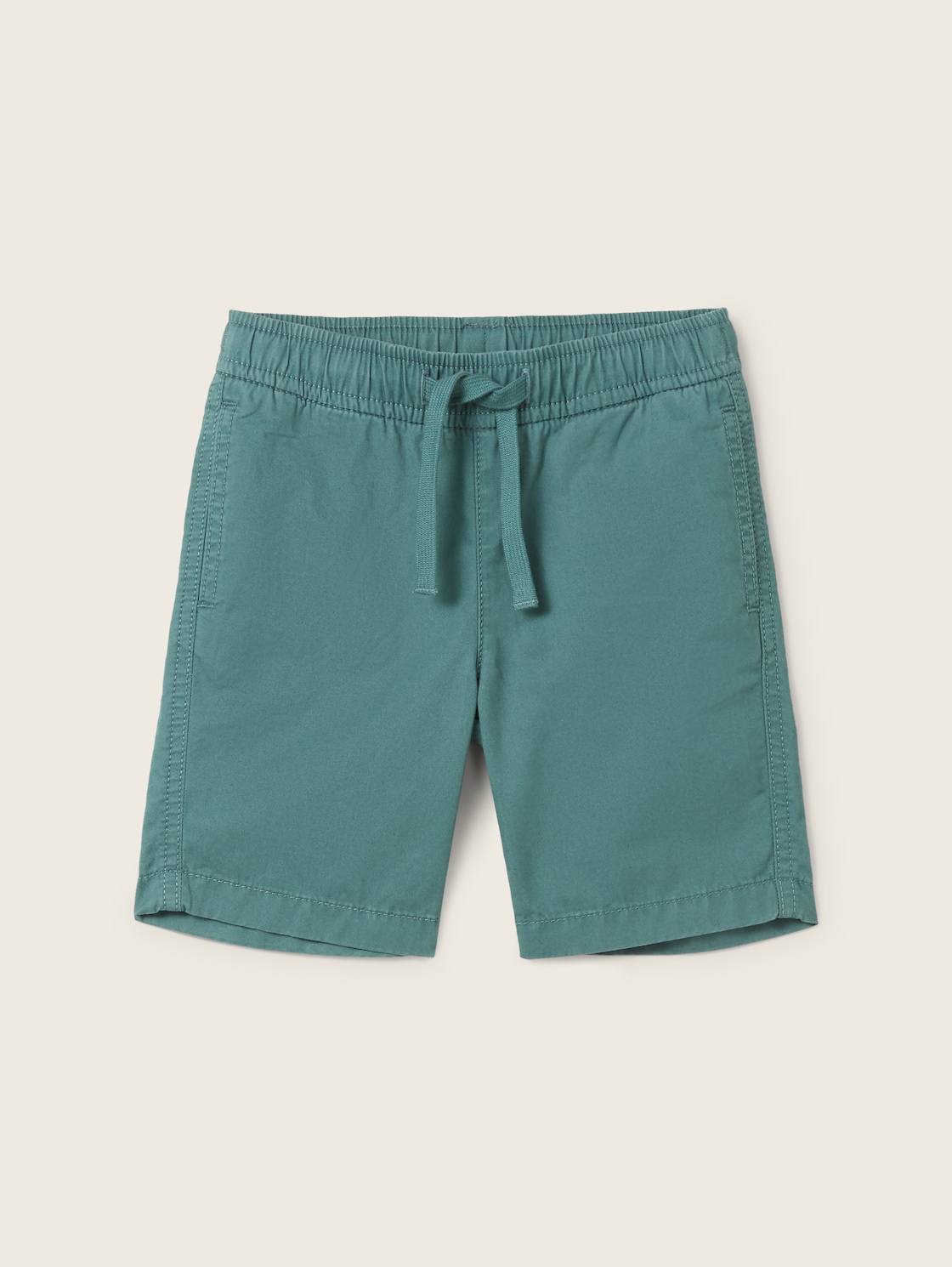 TOM TAILOR Jungen Basic Shorts, grün, Uni, Gr. 110 von Tom Tailor