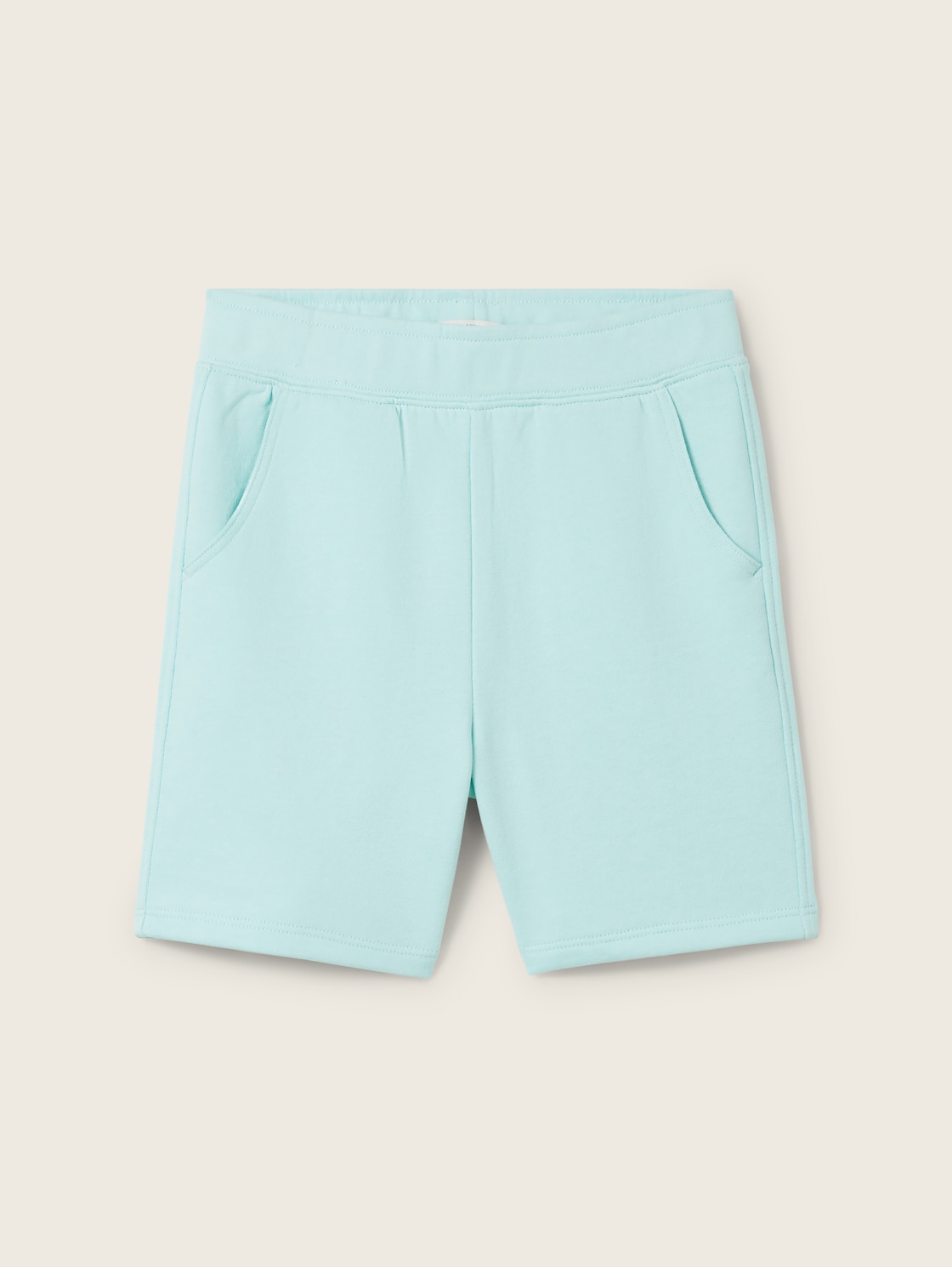 TOM TAILOR Jungen Basic Sweat Shorts, blau, Uni, Gr. 104/110 von Tom Tailor