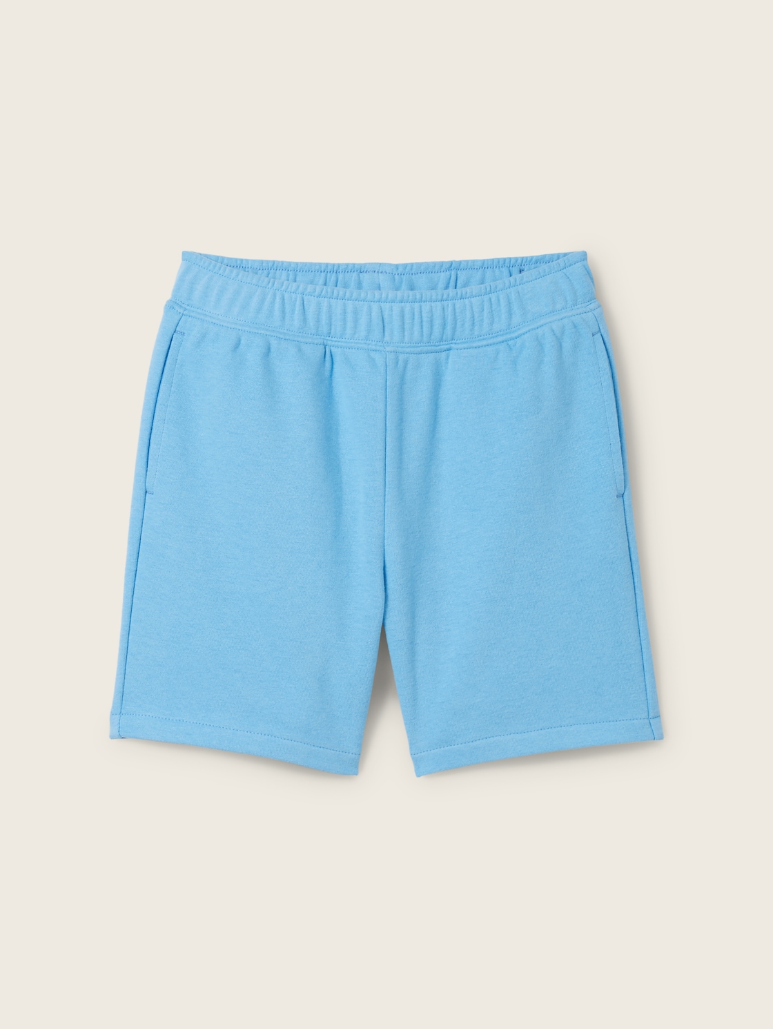 TOM TAILOR Jungen Basic Sweat Shorts, blau, Uni, Gr. 116/122 von Tom Tailor