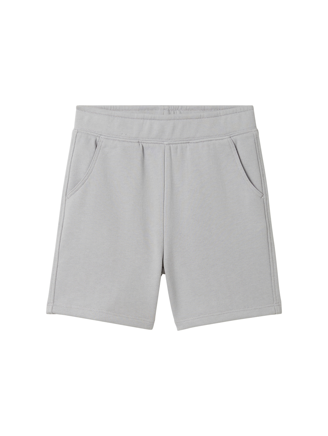 TOM TAILOR Jungen Basic Sweat Shorts, grau, Uni, Gr. 104/110 von Tom Tailor