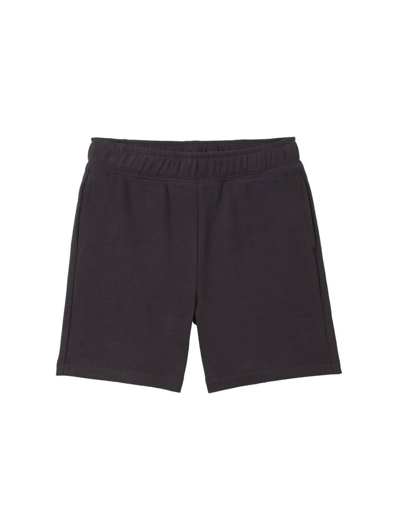 TOM TAILOR Jungen Basic Sweat Shorts, grau, Uni, Gr. 128/134 von Tom Tailor