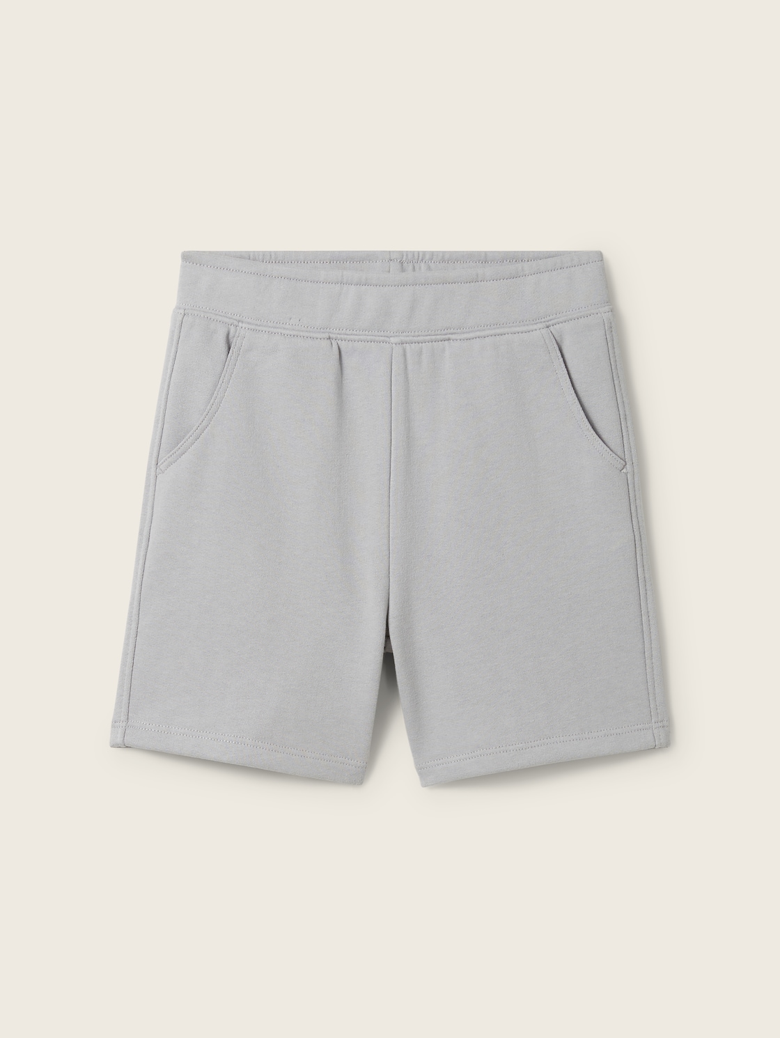 TOM TAILOR Jungen Basic Sweat Shorts, grau, Uni, Gr. 92/98 von Tom Tailor