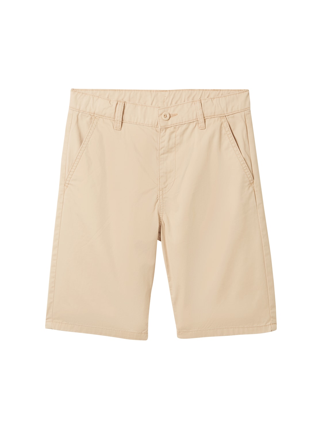 TOM TAILOR Jungen Bermudashorts, braun, Uni, Gr. 170 von Tom Tailor