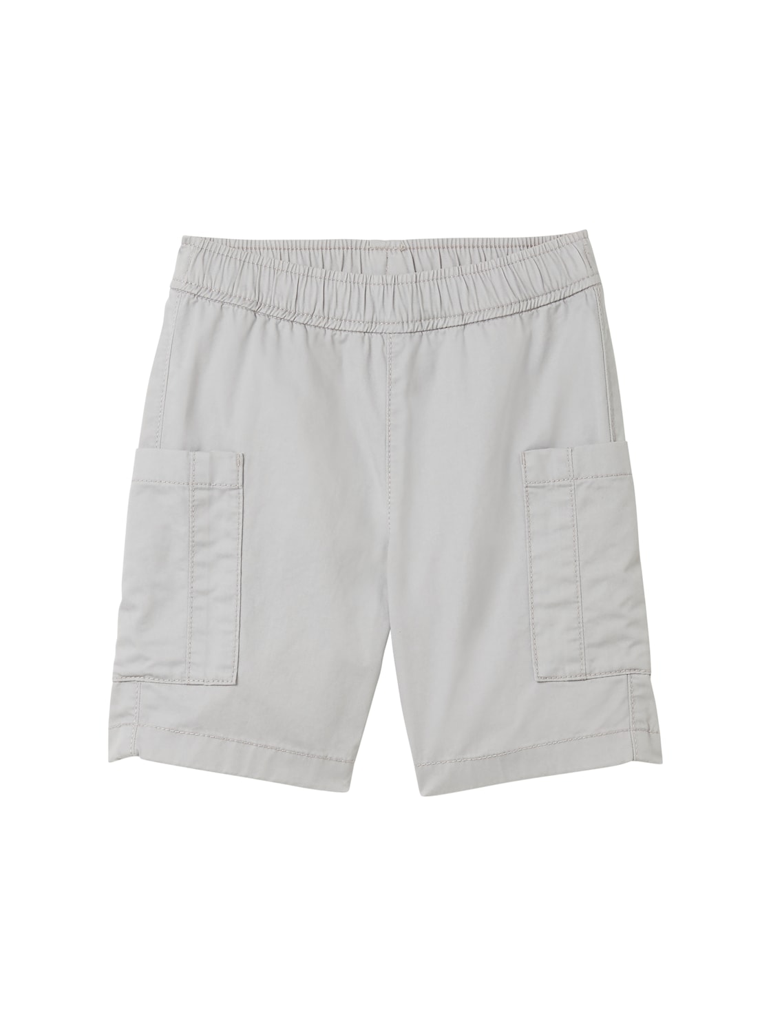 TOM TAILOR Jungen Cargo Shorts, grau, Uni, Gr. 110 von Tom Tailor