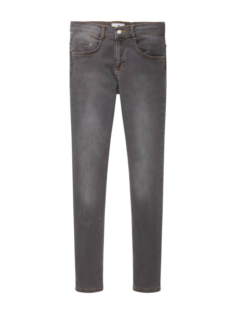 TOM TAILOR Jungen Jeans im Used-Look, grau, Gr. 158 von Tom Tailor