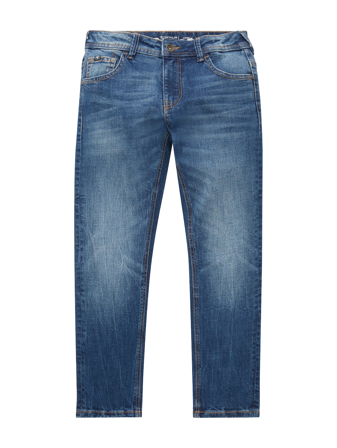 TOM TAILOR Jungen John Jeans, blau, Uni, Gr. 140 von Tom Tailor