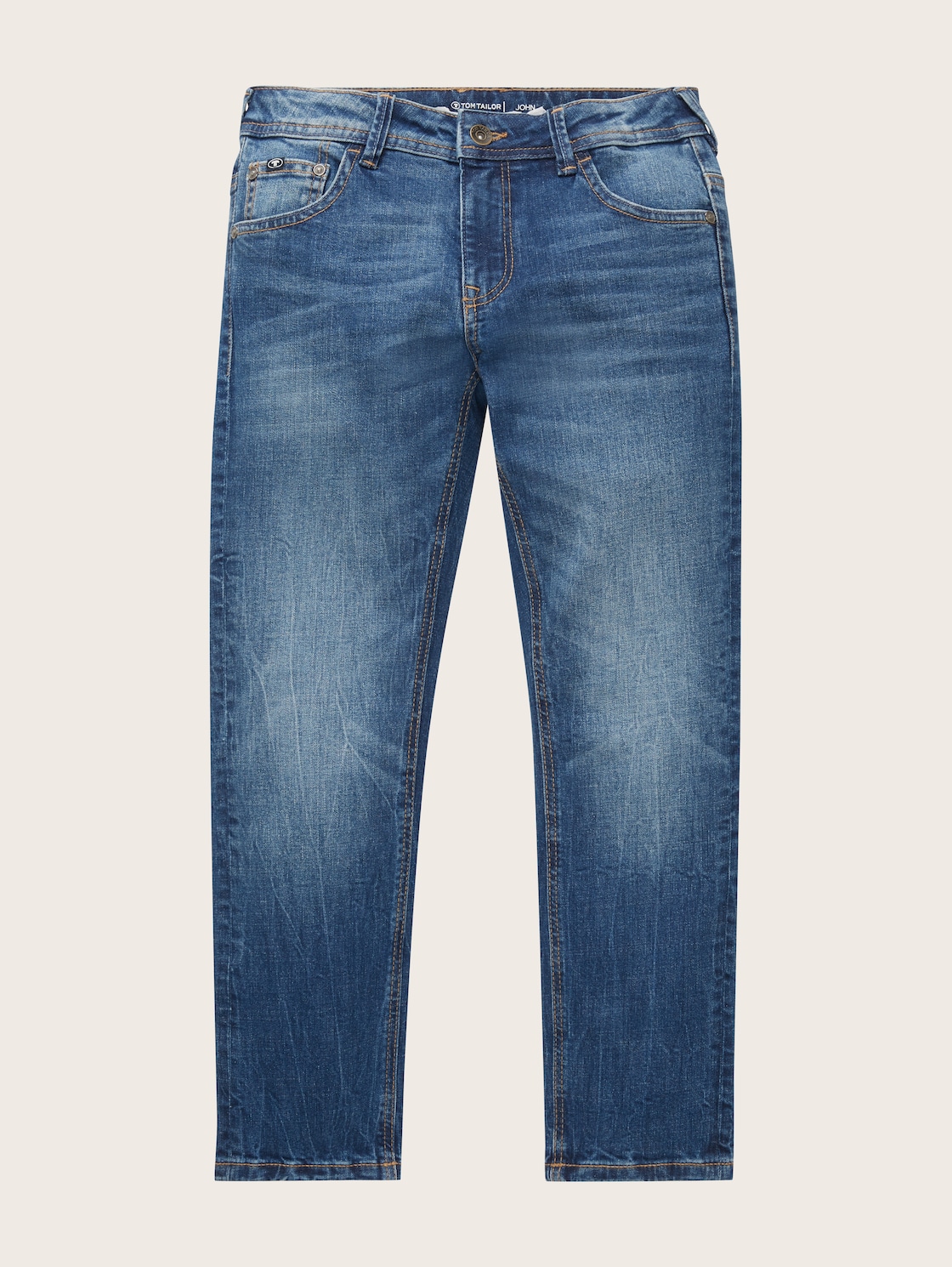 TOM TAILOR Jungen John Jeans, blau, Uni, Gr. 164 von Tom Tailor