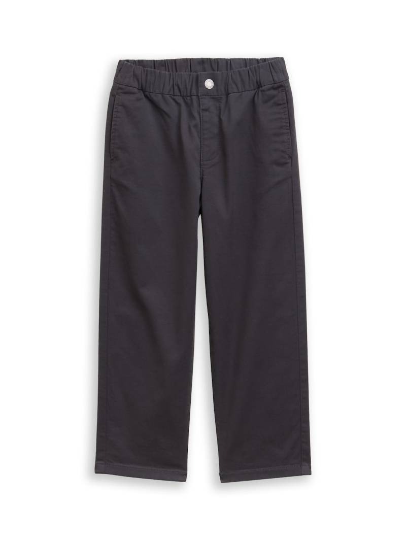 TOM TAILOR Jungen Loose Fit Chino Hose, grau, Uni, Gr. 110 TOM TAILOR Jungen Loose Fit Chino Hose, grau, Uni, Gr. 110 von Tom Tailor
