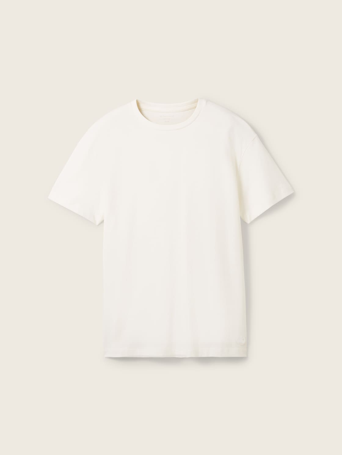 TOM TAILOR Jungen Oversized T-Shirt mit Bio-Baumwolle, weiß, Uni, Gr. 152 von Tom Tailor
