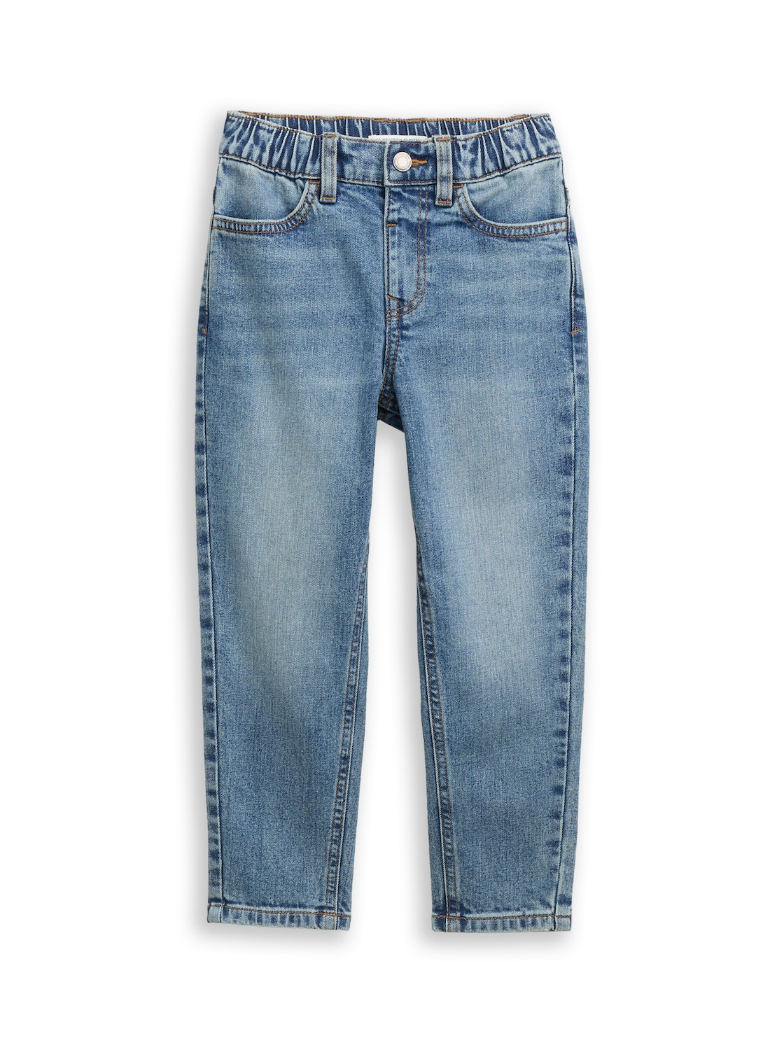 TOM TAILOR Jungen Relaxed Jeans, blau, Uni, Gr. 134 von Tom Tailor
