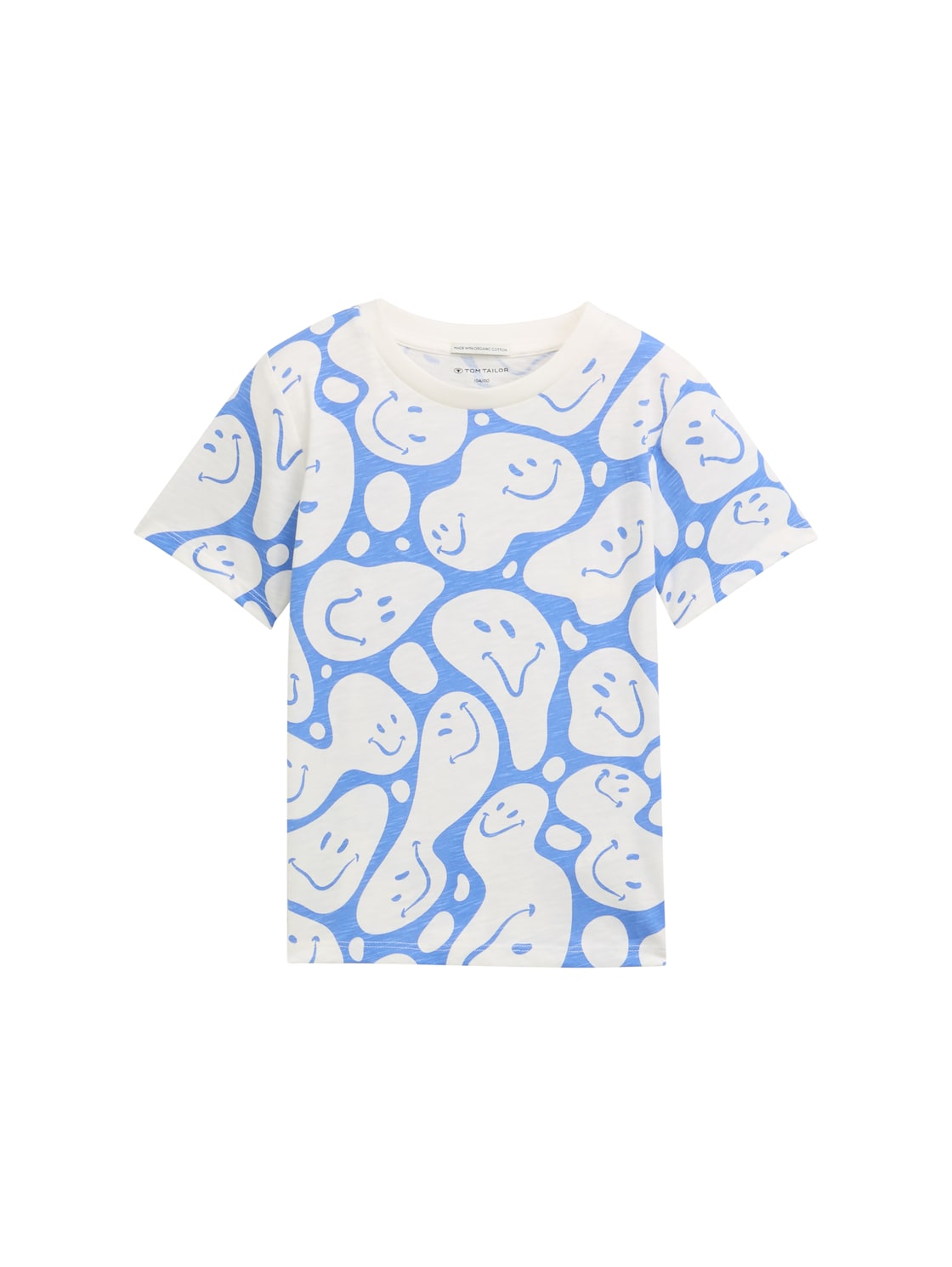 TOM TAILOR Jungen T-Shirt mit Allover-Print, grün, Gemustert, Gr. 116/122 von Tom Tailor