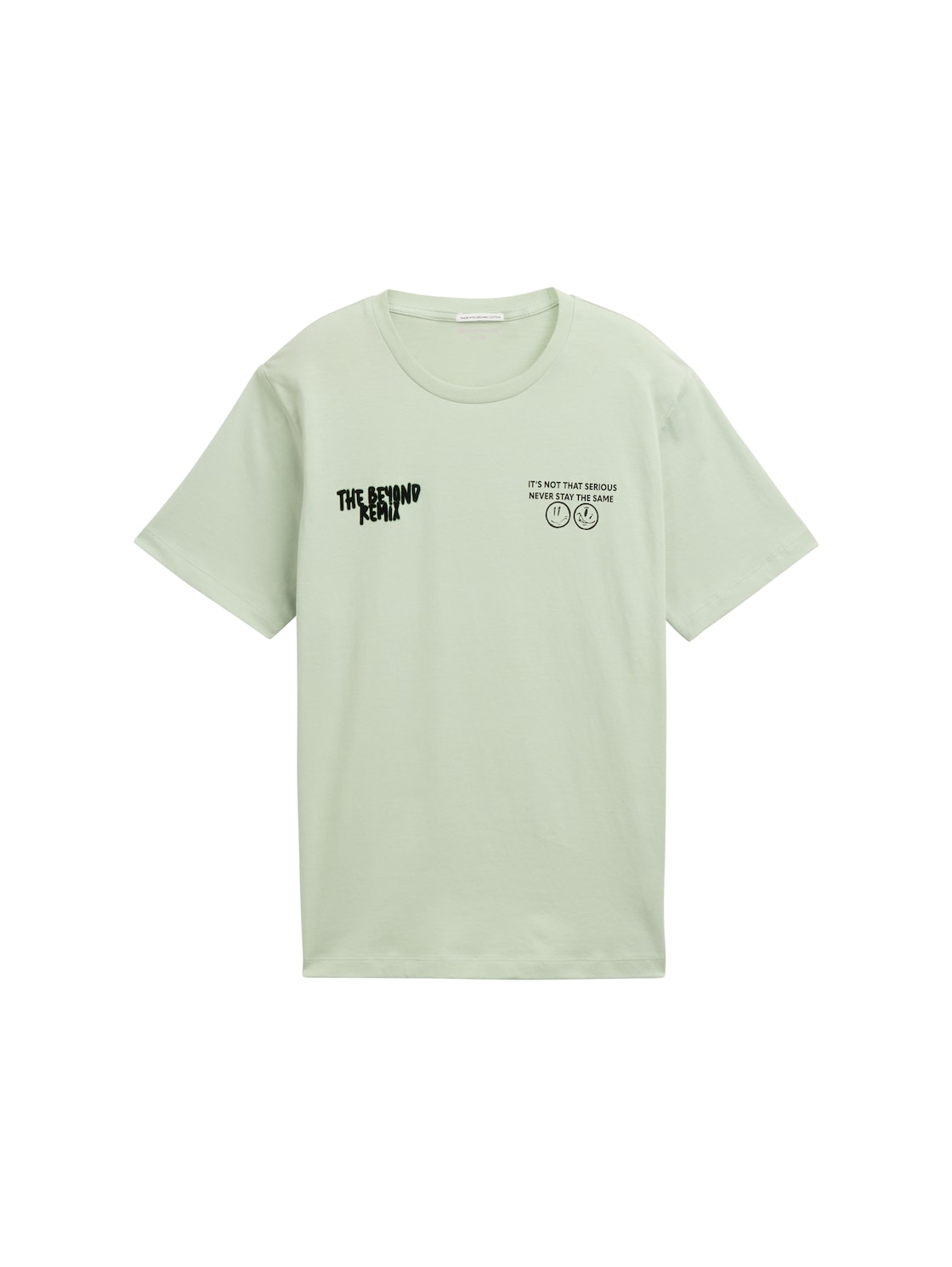 TOM TAILOR Jungen T-Shirt mit Print, grün, Uni, Gr. 152 von Tom Tailor