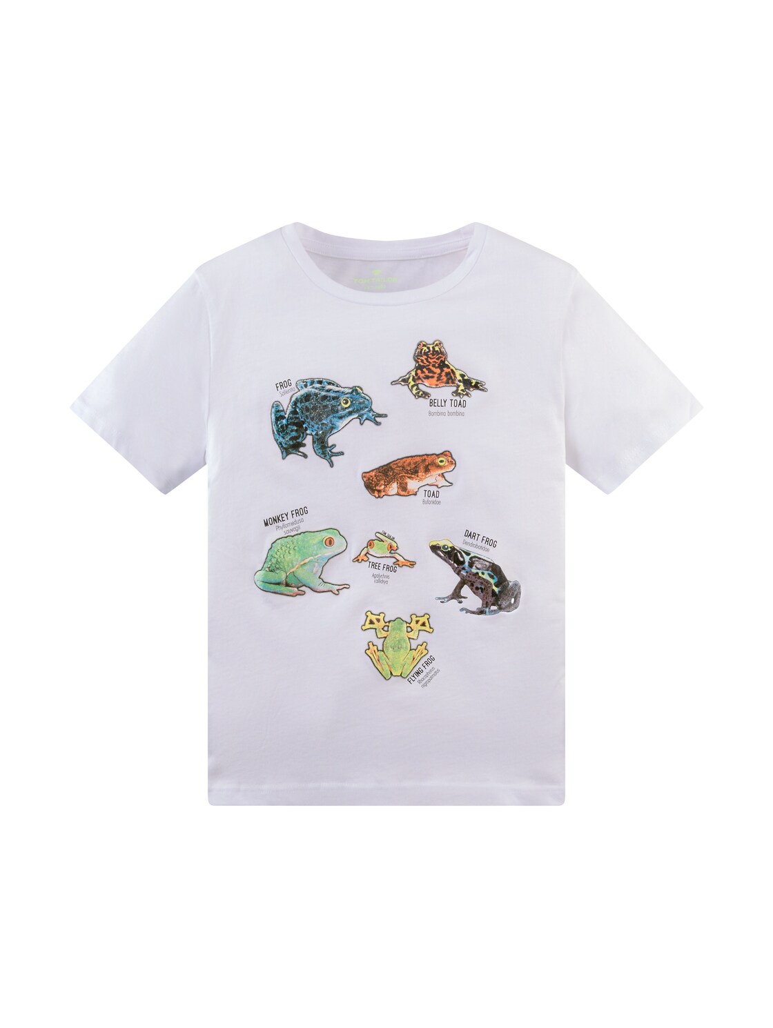 TOM TAILOR Jungen T-Shirt mit Tier-Print, weiß, Animalprint, Gr. 92/98 von Tom Tailor