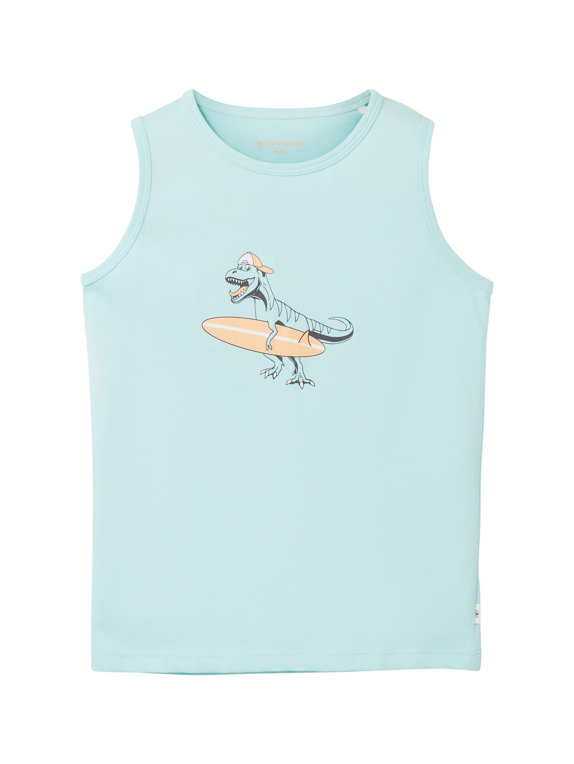 TOM TAILOR Jungen Tanktop mit Motivprint, blau, Motivprint, Gr. 104/110 von Tom Tailor