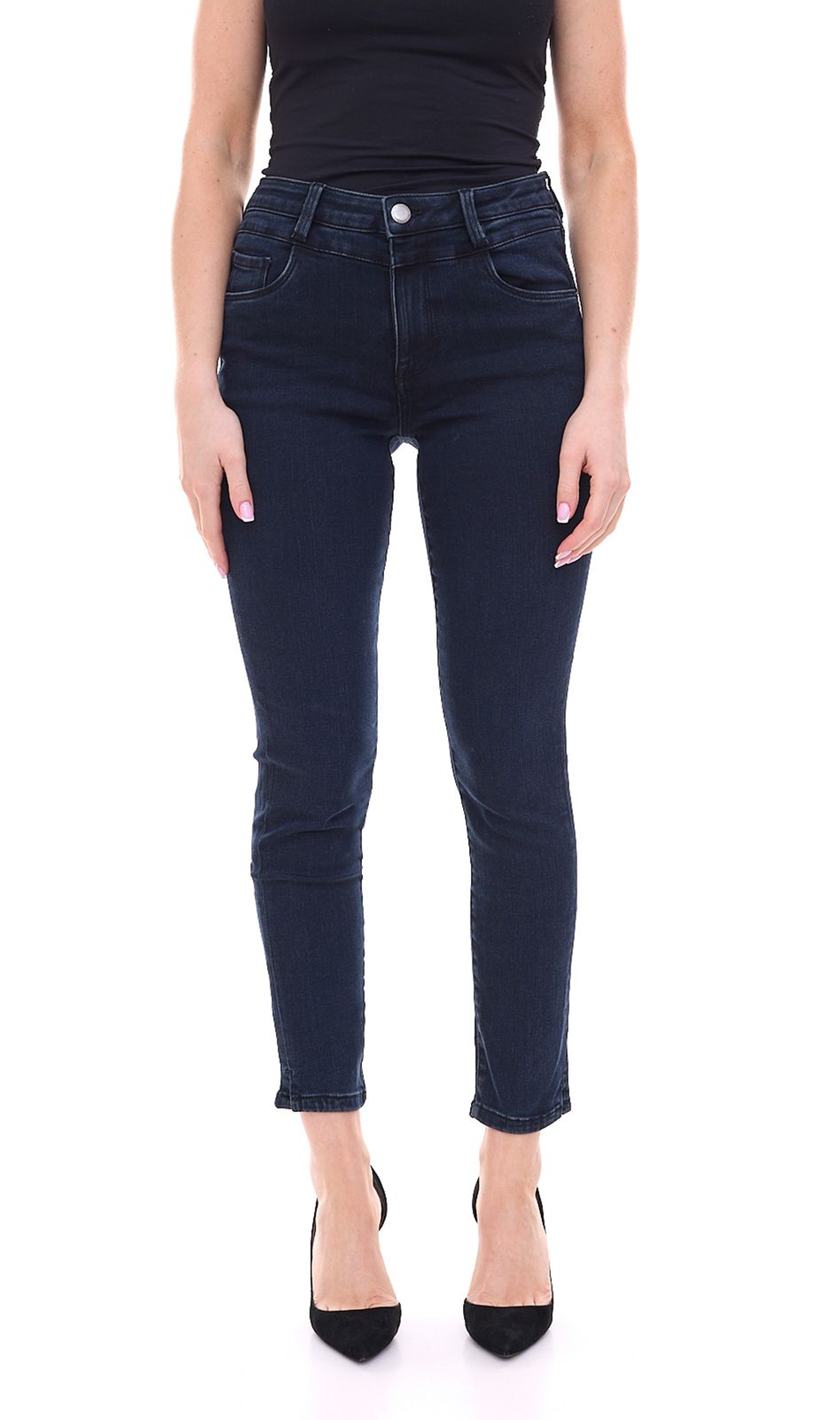 TOM TAILOR Kate Skinny-Jeans modische Damen Denim-Hose High Rise 25015539 Blau von Tom Tailor