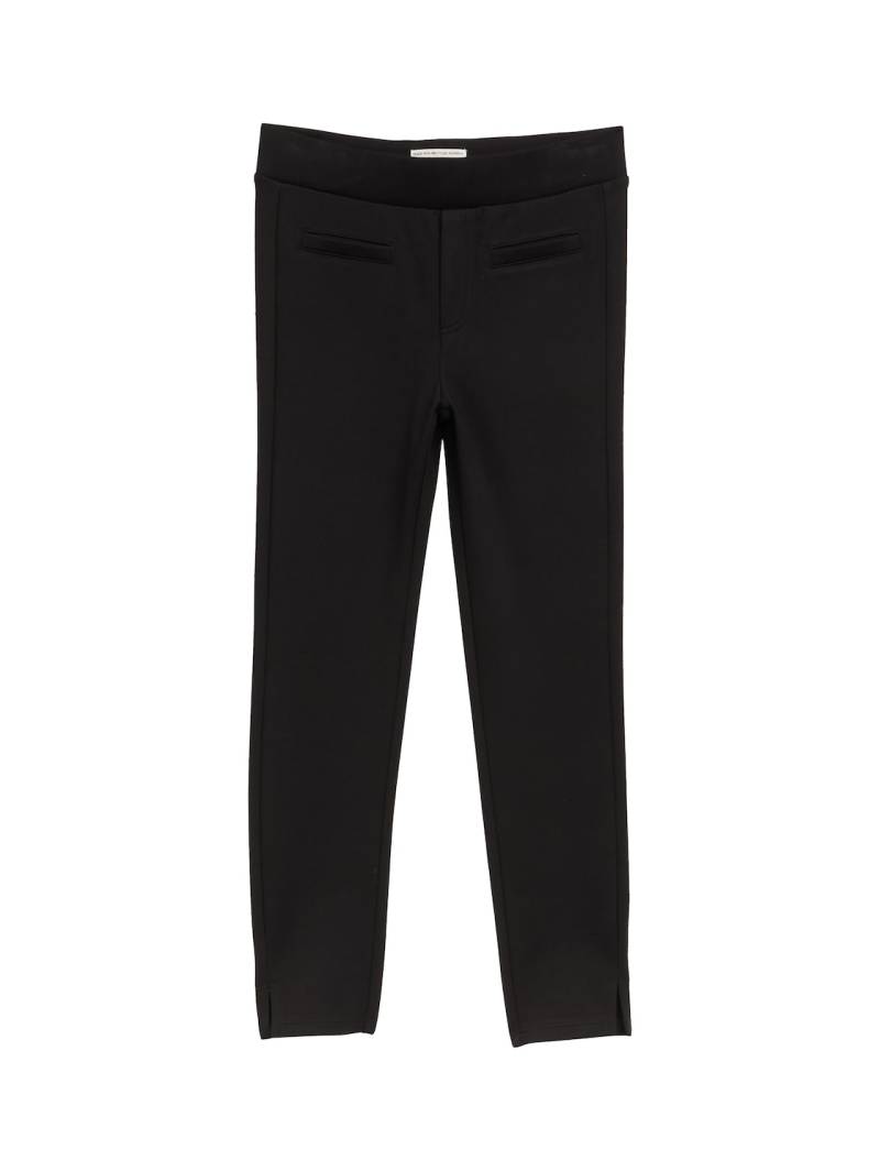 TOM TAILOR Mädchen Feste Leggings mit weichem Innenfutter, schwarz, Uni, Gr. 116/122 von Tom Tailor