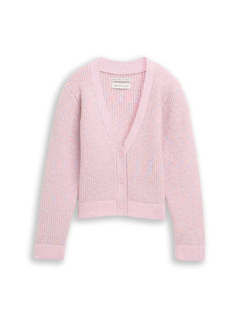 TOM TAILOR Mädchen Cardigan mit leichten Ballonärmeln, bunt, Uni, Gr. 92/98 TOM TAILOR Mädchen Cardigan mit leichten Ballonärmeln, bunt, Uni, Gr. 92/98 von Tom Tailor