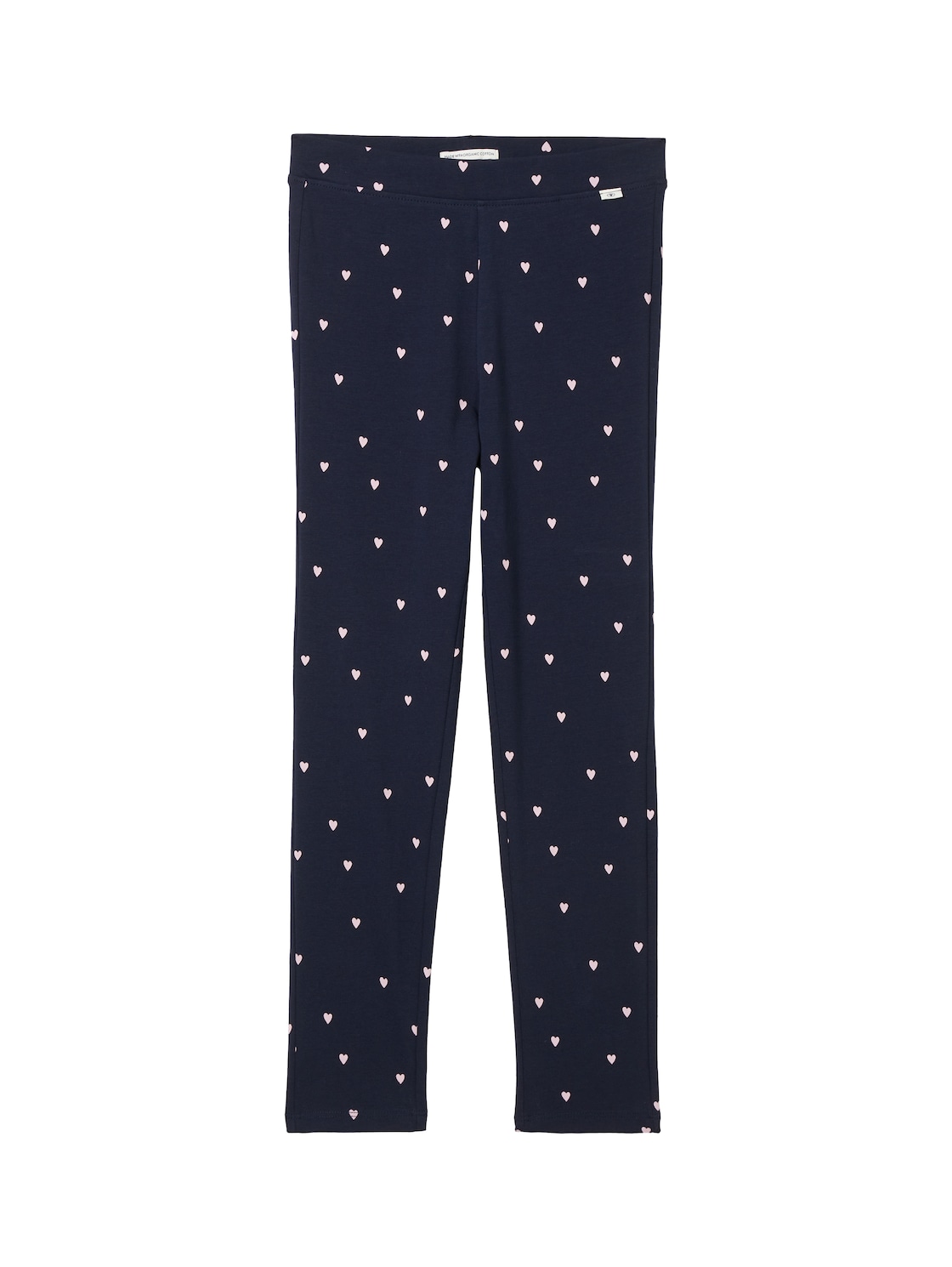 TOM TAILOR Mädchen Gemusterte Leggings mit Bio-Baumwolle, blau, Muster, Gr. 116/122 von Tom Tailor