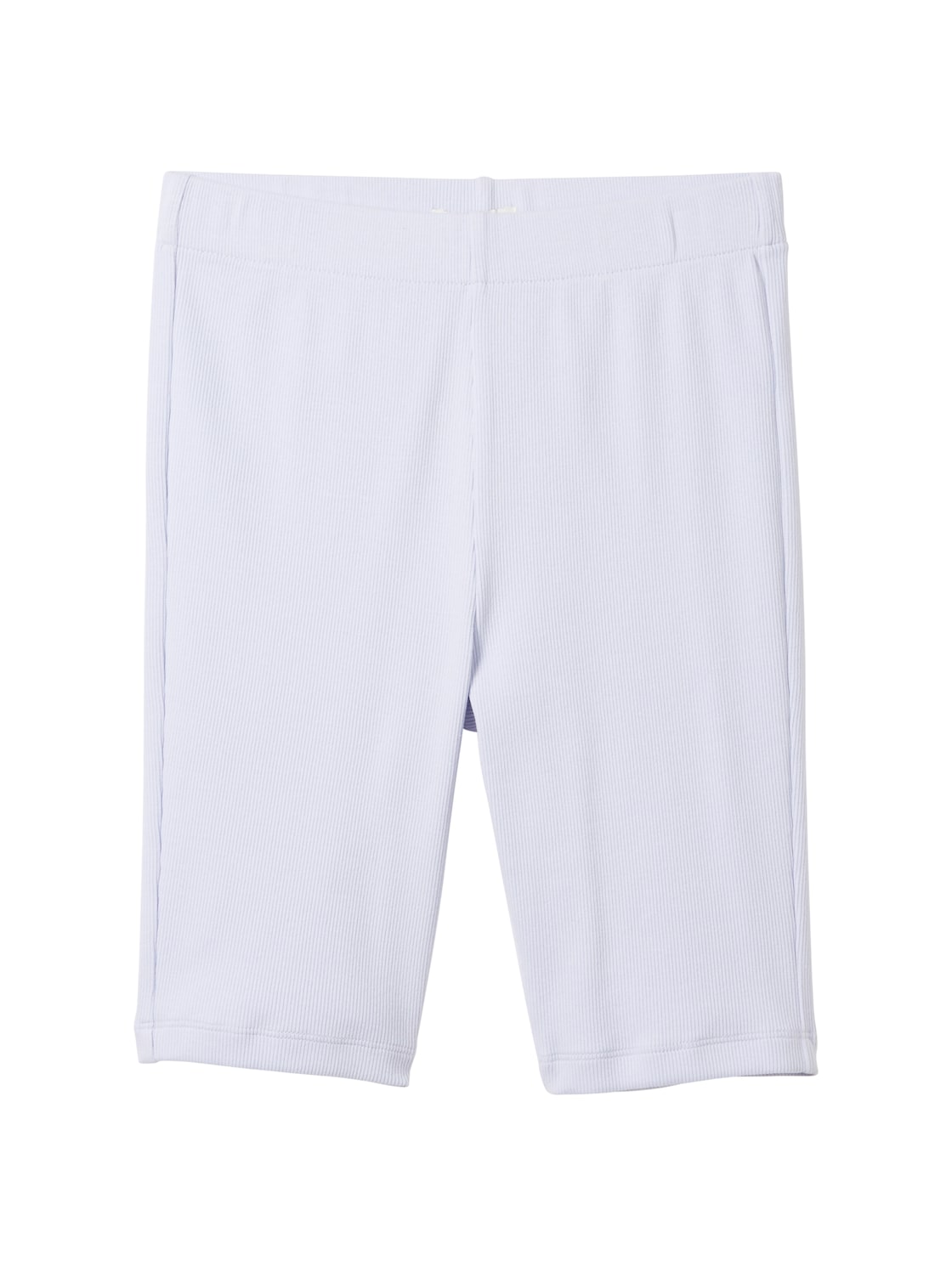 TOM TAILOR Mädchen Radlershorts mit Rippstruktur, lila, Uni, Gr. 164 von Tom Tailor