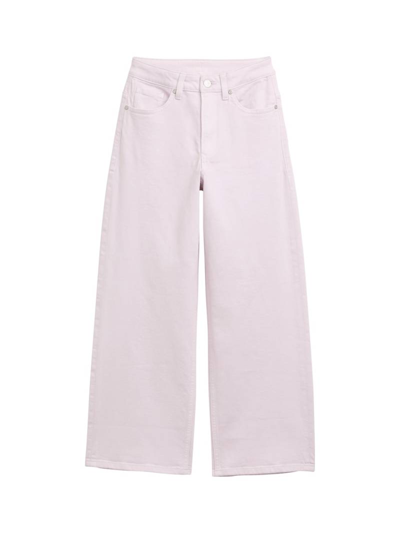 TOM TAILOR Mädchen Wide Leg Hose, lila, Uni, Gr. 146 von Tom Tailor