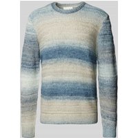 Tom Tailor Regular Fit Strickpullover aus Baumwoll-Mix mit Farbverlauf in Rauchblau, Größe XL Tom Tailor Regular Fit Strickpullover aus Baumwoll-Mix mit Farbverlauf in Rauchblau, Größe XL von Tom Tailor