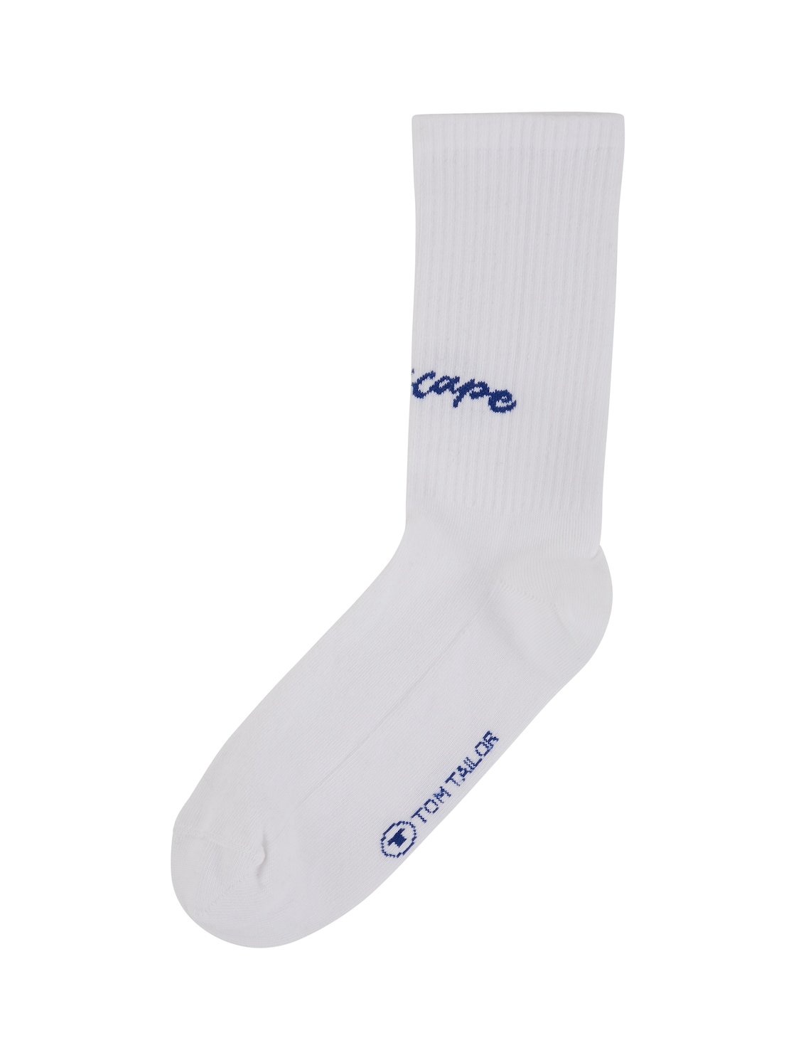 TOM TAILOR Unisex Basic Socken, weiß, Uni, Gr. 43-46 von Tom Tailor