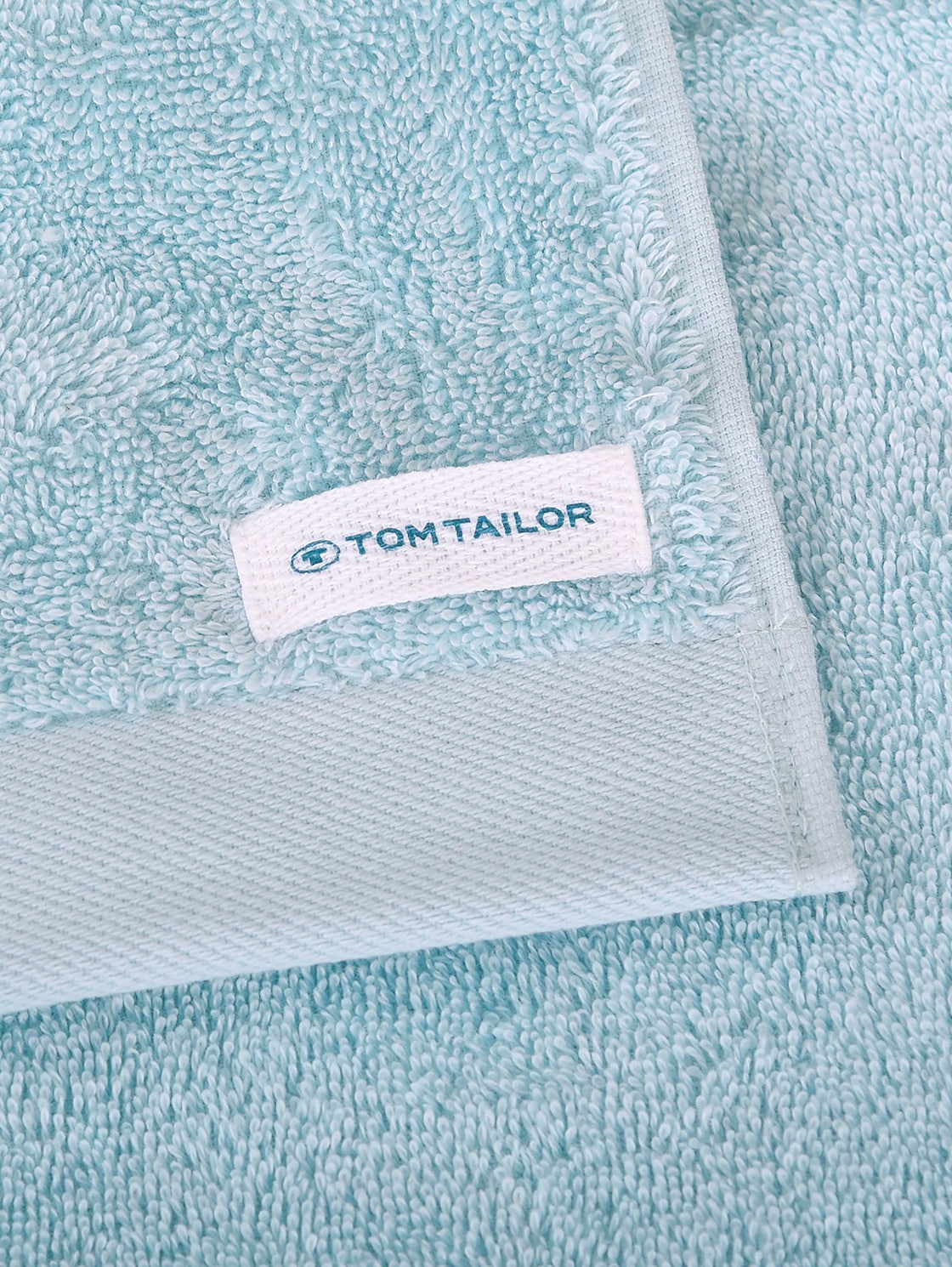 TOM TAILOR Unisex Frottier Badetuch, 80x200 cm, blau, Uni, Gr. 80X200 von Tom Tailor