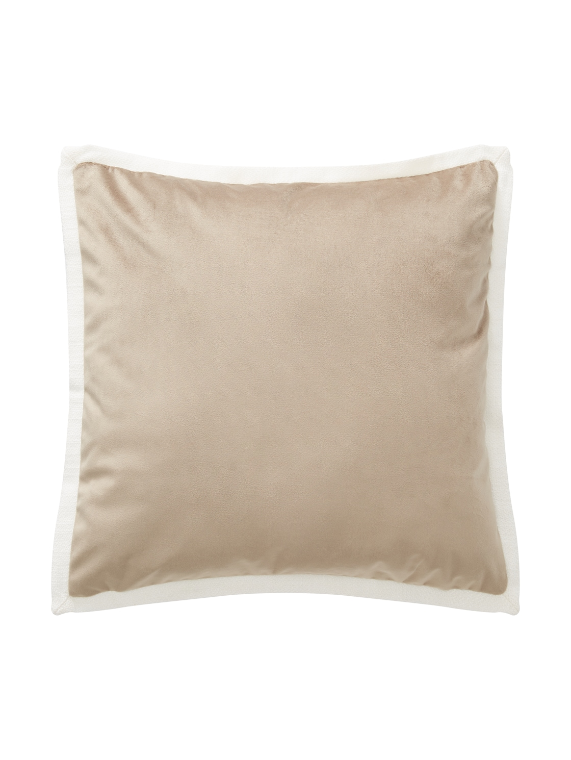 TOM TAILOR Unisex Samt Kissenhülle, beige, Gr. 40X40CM von Tom Tailor