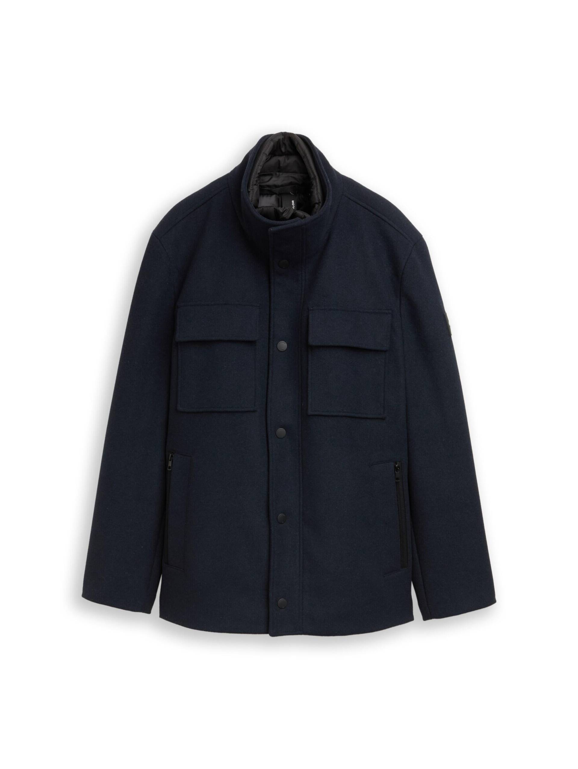 Tom Tailor - 2-in-1 Wolljacke mit abnehmbarer Innenjacke sky captain blue - Gr. - XXXL von Tom Tailor