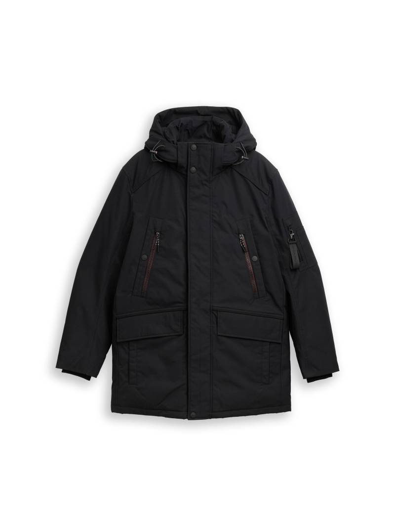 Tom Tailor - Arctic Parka mit abnehmbarer Kapuze black - Gr. - L von Tom Tailor
