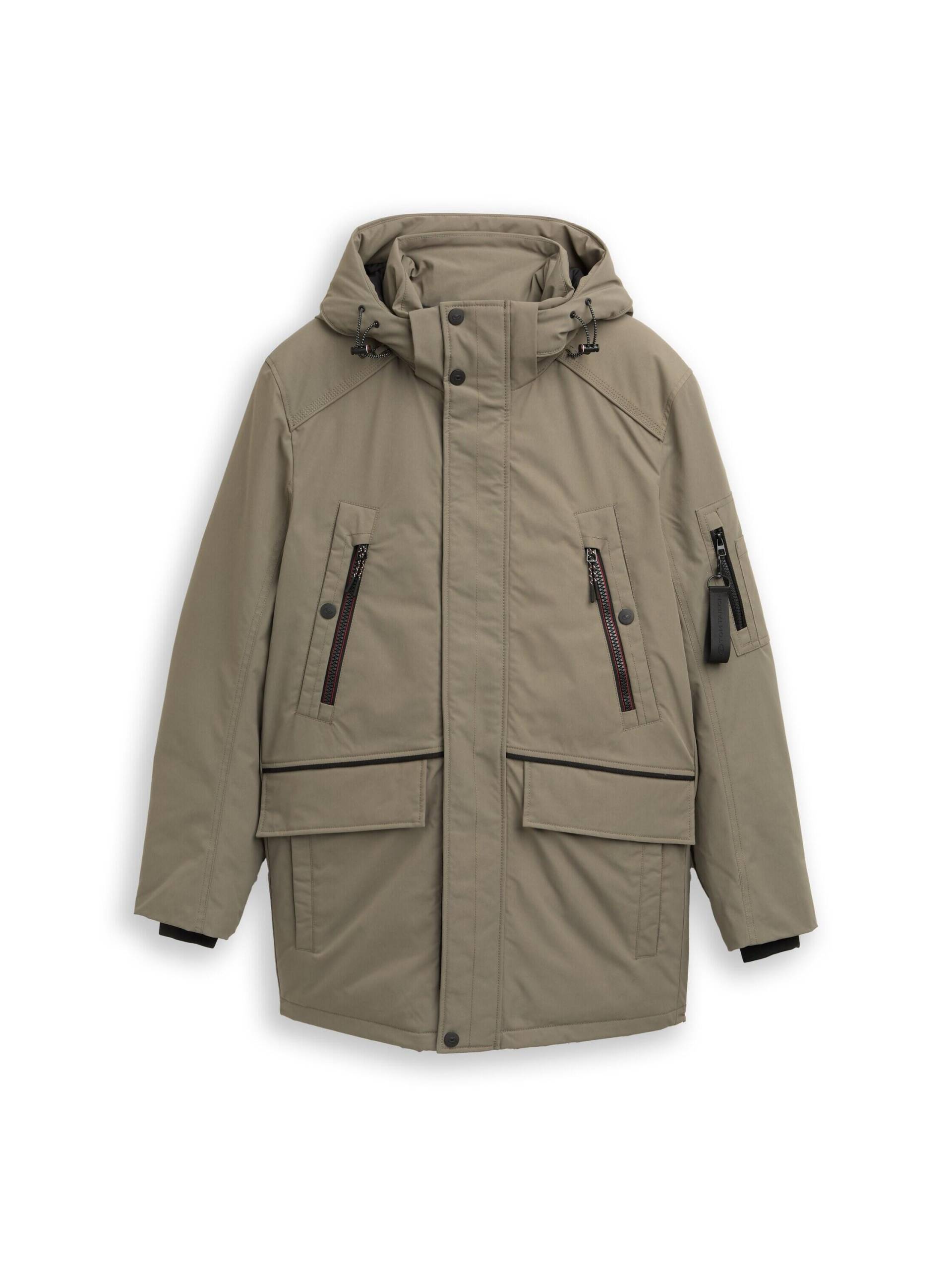 Tom Tailor - Arctic Parka mit abnehmbarer Kapuze smokey olive green - Gr. - XXXL von Tom Tailor