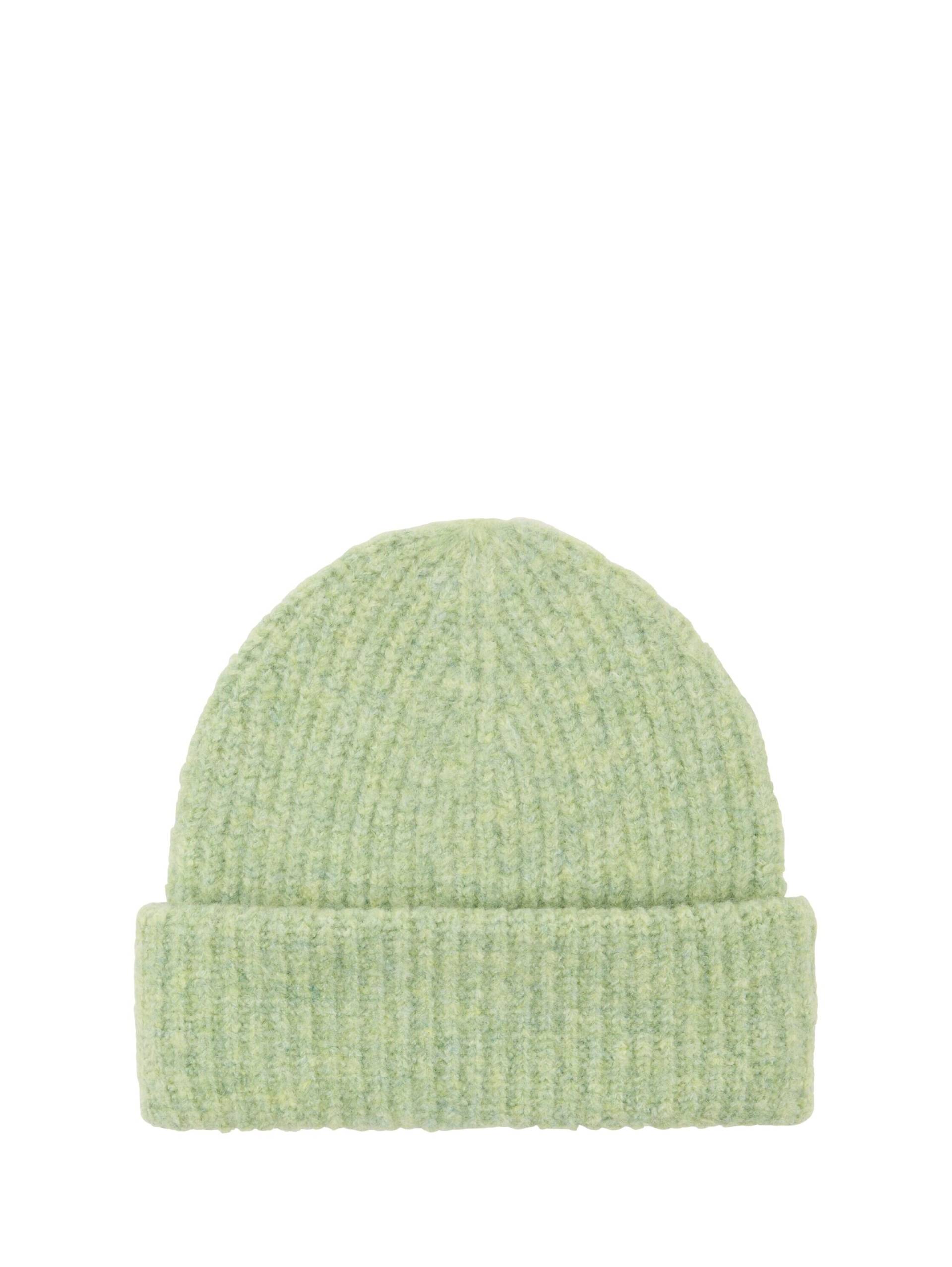 Tom Tailor - Basic Beanie pure sage melange - Gr. - OS von Tom Tailor