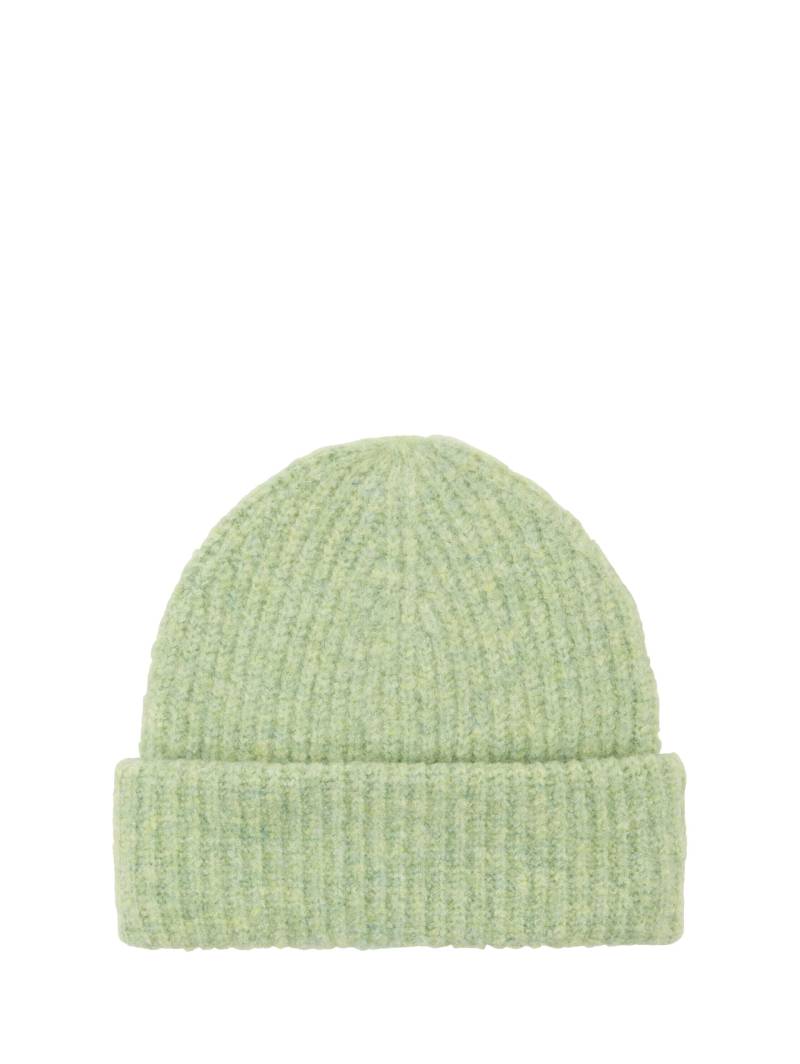 Tom Tailor - Basic Beanie pure sage melange - Gr. - OS von Tom Tailor