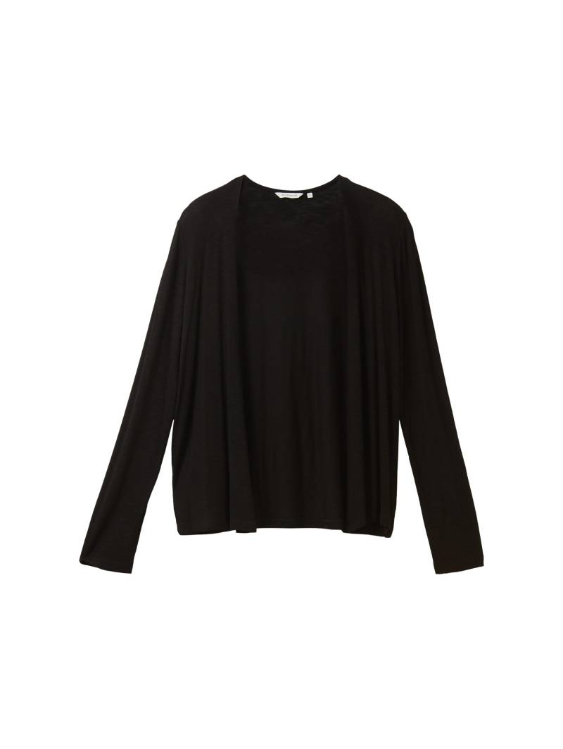 Tom Tailor - Basic Cardigan black - Gr. - M von Tom Tailor